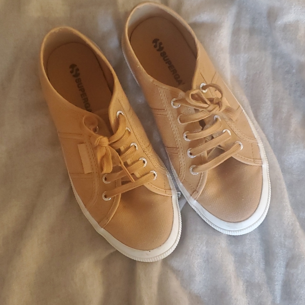 Superga canvas sneakers.